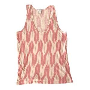 J Crew Patterned Cotton Tank Top